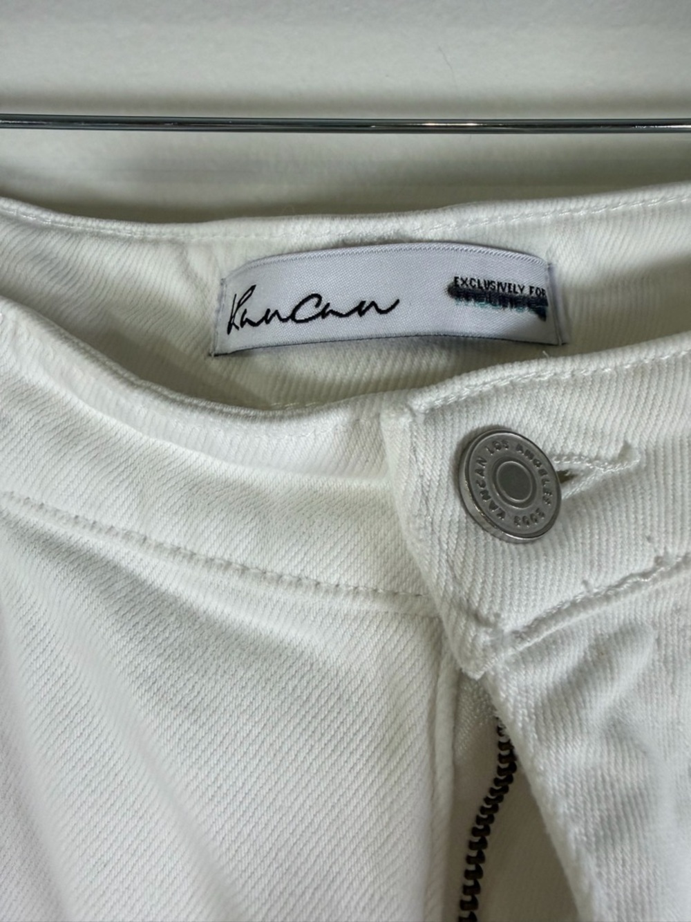 KanCan White High-Rise Denim Jeans - Picture 2 of 3
